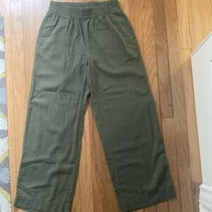 Old Navy Green Casual Bottoms with Elastic Waistband